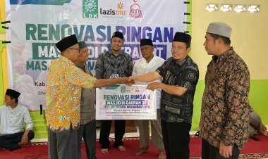Lazismu Pusat-Lembaga Dakwah Komunitas Renovasi Masjid di Daerah 3T