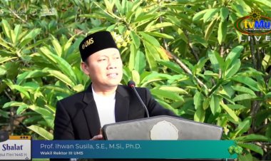 UMS Selenggarakan Salat Idulfitri 1445 H di Halaman Edutorium