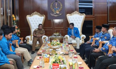 BEM Unismuh Makassar Lakukan Audiensi dengan Pj Gubernur Sulsel