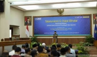 UMS Adakan Silaturahmi dan Halal Bihalal Keluarga Besar