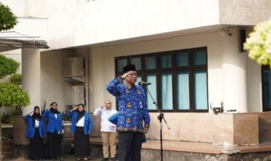 UMP Gelar Upacara Hardiknas 2024 di Halaman Gedung Rektorat