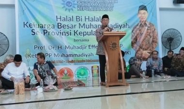 Hadir Halal Bihalal PWM Kepri, Muhadjir Effendy Dorong Warga Muhamadiyah agar Terus Perkuat Persatuan
