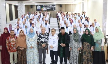 Fakultas Kedokteran UMSU Gelar Yudisium dan Sumpah Dokter Baru Angkatan ke-37