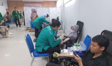 UM Palembang Bersama PORTI Gelar Aksi Donor Darah