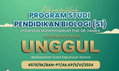 Prodi Pendidikan Biologi Uhamka Raih Akreditasi Unggul dari BAN-PT