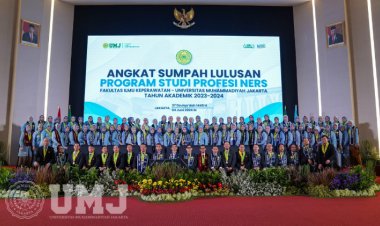 Gelar Upacara Angkat Sumpah Ners 2024, Ketua BPH UMJ Ingatkan Jaga Nama Baik Kampus
