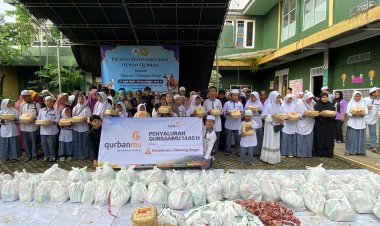 Raih Tabungan Surga, Lazismu Distribusikan 5 Ekor Kambing untuk Penyandang Disabilitas di Bogor