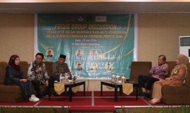 Program Profesi Guru UM Palembang Gelar FGD Bahas Peran LPTK dalam Meningkatan Mutu Pendidikan