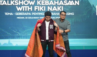 Hadir di UMSU, Fiki Naki Berbagi Pengalaman Belajar Bahasa Asing