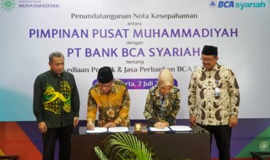 PP Muhammadiyah Teken MoU dengan Bank BCA Syariah
