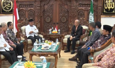 Anwar Abbas Terima Kedatangan Gubernur Sumatera Barat Mahyeldi