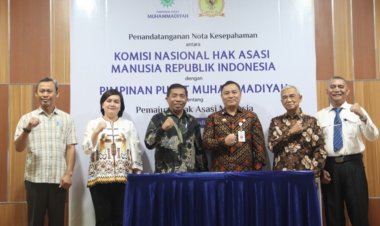 PP Muhammadiyah dan Komnas HAM Teken MoU Pemajuan Hak Asasi Manusia