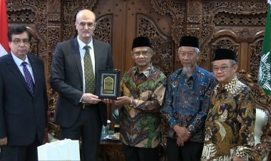 Haedar Nashir Terima Silaturahmi Dubes Suriah Abdul Munim Annan