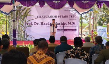 Kunjungi Pabrik Gula, Haedar Nashir Komitmen Dorong Reformasi Tata Kelola Sumber Daya Alam Inklusif dan Adil