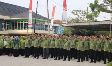 UM Palembang Gelar Upacara Peringatan HUT RI ke-79