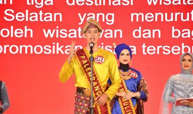 Mahasiswa UM Palembang Abdul Rafliansyah Raih Juara Ajang Pemilihan Putra Putri Sriwijaya 2024
