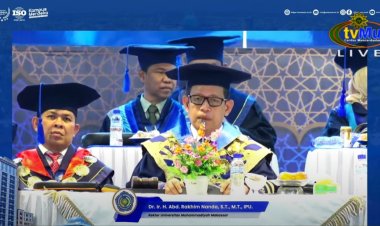 Kukuhkan 3.311 Maba, Rektor Unismuh Makassar Sampaikan Pesan Penting