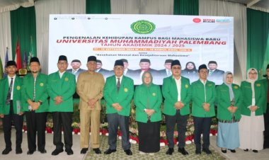 1.925 Maba UM Palembang Ikuti PKKMB, Rektor: Mari Kita Bersama Membesarkan Kampus