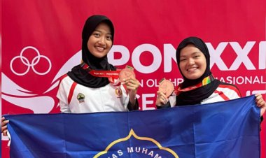 Dua Mahasiswa UMS Boyong Medali Perunggu di PON 2024