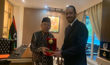 Syafiq Mughni Temui Duta Besar Libya Bahas Kerja Sama di Bidang Pendidikan
