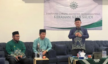 Abdul Mu’ti Hadiri Pengukuhan PCIM Arab Saudi