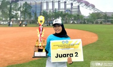 Mahasiswa Prodi Arsitektur UMJ Ini Raih Medali Silver pada Kejuaraan Daerah U-19 Banten Cabor Softball