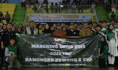UMS Lepas Tim Marching Band Ikuti Hamengkubuwono Cup 2024