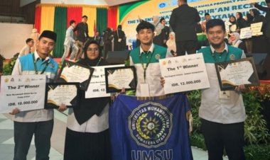 Kafilah UMSU Jadi Juara Umum Kedua pada Internastional Quran Recitation Award 2024
