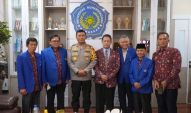 Rektor Unismuh Makassar Terima Kunjungan Kapolda Sulsel Irjen Pol Yudhiawan Wibisono