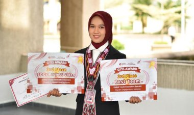 Mahasiswa Unismuh Makassar Ini Raih Dua Penghargaan  di Global Youth Innovation Summit Singapura-Malaysia