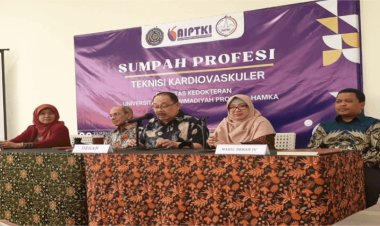 Uhamka Gelar Sumpah Profesi Teknik Kardiovaskuler Periode I Tahun 2025