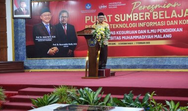 Mendikdasmen Resmikan Pusat Sumber Belajar Berbasis Teknologi Informasi dan Komunikasi UMM