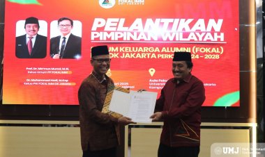 Warek I UMJ Dilantik sebagai Ketua PW FOKAL IMM Daerah Khusus Jakarta 2024-2028