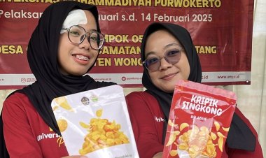 Mahasiswa KKN UMP Tingkatkan Daya Saing Produk UMKM di Desa Gumelar Wadaslintang