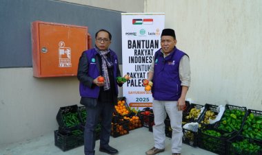 Lazismu Salurkan Dua Ton Sayur dan Buah Segar untuk Warga Palestina