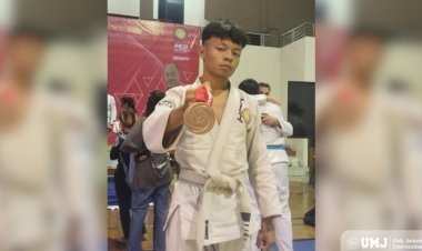 Atlet Jujitsu UMJ Rafi Syanover Raih Medali Perunggu di Jakarta Jiu-Jitsu Open 2025