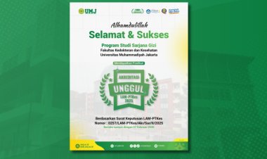 Prodi Sarjana Gizi UMJ Resmi Berstatus Unggul