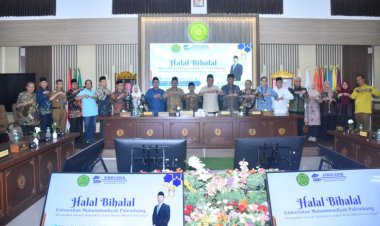 Tingkatkan Ukhuwah, UM Palembang Gelar Halalbihalal Bersama Wamendikdasmen