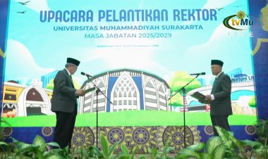 Dilantik Jadi Rektor UMS, Harun Joko Prayitno Canangkan Program Prioritas Menuju World Class University