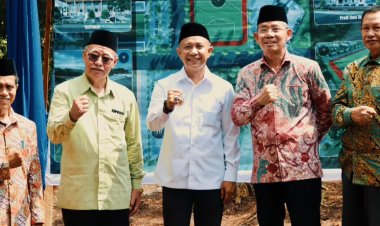 Irwan Akib Hadiri Peletakan Batu Pertama Pembangunan Gedung ITSBM Selayar