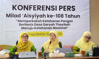 Gelar Konferensi Pers Milad ‘Aisyiyah ke-108, PP 'Aisyiyah: Ketahanan Pangan Merupakan Isu Krusial