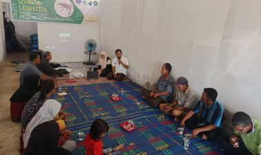 PSPP UMJ Beri Pelatihan Budidaya dan Usaha Lobster bagi Nelayan di Sambas Kalbar