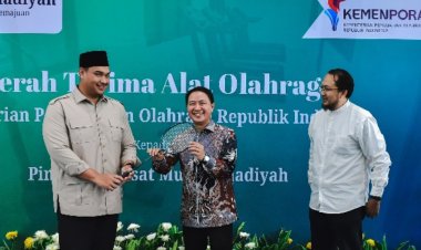 PP Muhammadiyah Terima Bantuan Alat Olahraga dari Kemenpora