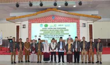 UM Palembang Serah Terima Mahasiswa KKN kepada Pemkab Ogan Ilir