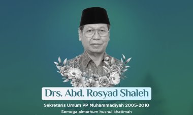 Kabar Duka, Sekretaris Umum PP Muhammadiyah 2005-2010 Rosyad Sholeh Wafat
