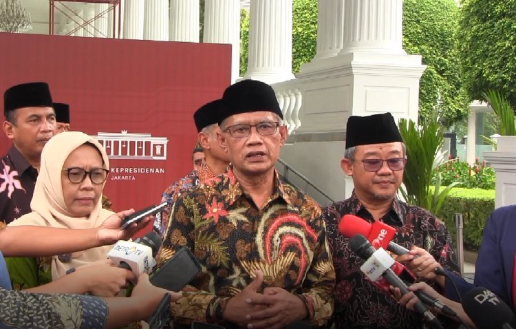 Haedar Nashir Temui Jokowi di Istana, Undang Hadiri dan Buka Muktamar ke-48