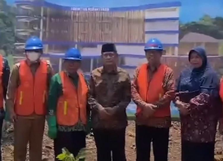 Haedar Nashir Resmikan Masjid dan Lakukan Peletakan Batu Pertama di UM Metro Lampung