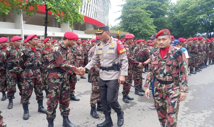 Bersama KOKAM, Polresta Surakarta Optimistis Dapat Sukseskan Pelaksanaan Muktamar ke-48