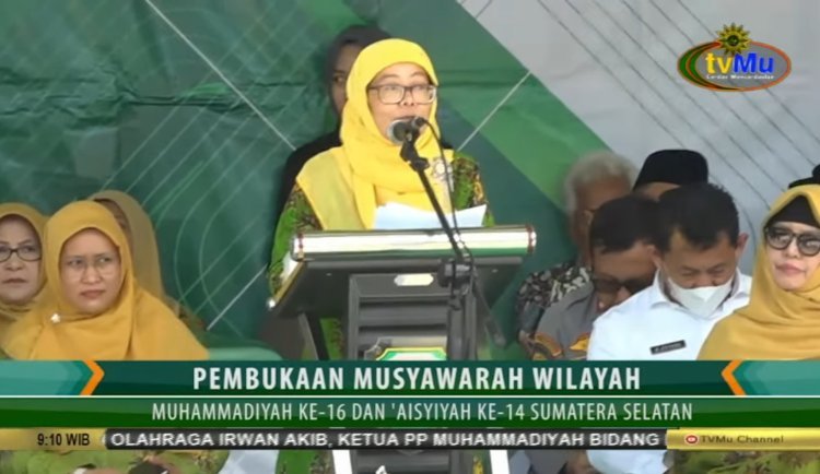 Salmah Orbayinah Berharap Musywil 'Aisyiyah Sumsel ke-14 Jadi Musyawarah yang Uswah Hasanah dan Berkeadaban