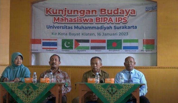 UMS Kirim Enam Mahasiswa Asing untuk Ikuti Kunjungan Budaya di Kota Klaten